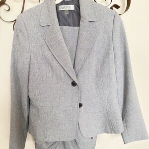 Kasper Elegant Gray Dress